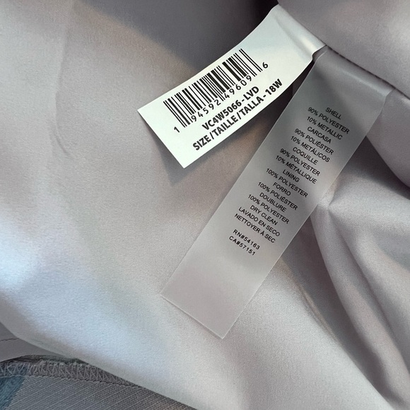 Vince Camuto Lavender Floral Midi Dress NWT - Picture 16 of 16